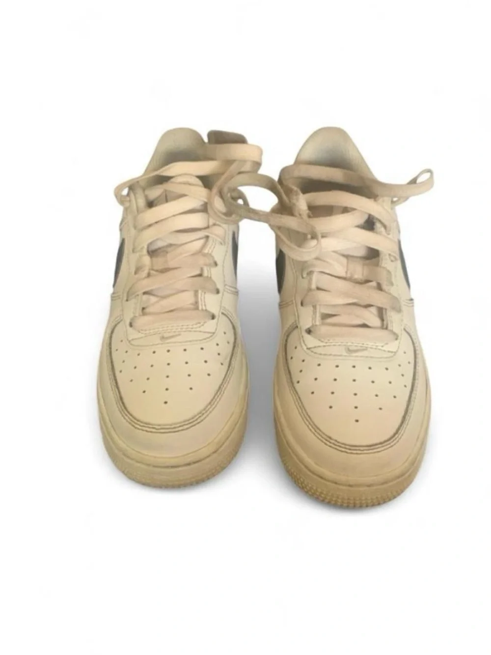 Nike Air Force 1 white trainers youth size 3 shoes school everyday